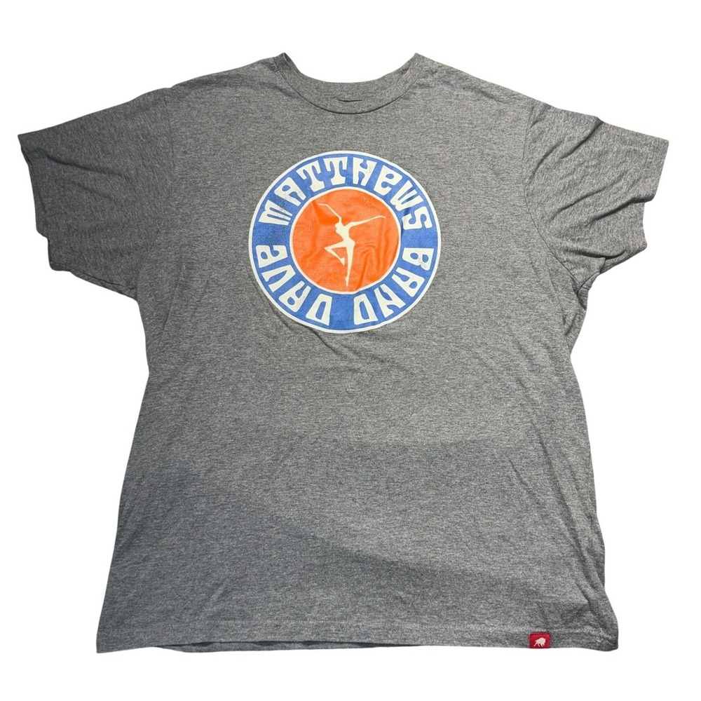 Dave Matthews Band T-Shirt Mens 2X Gray Fire Dancer Logo Graphic Tee
